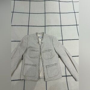 J. Crew Cream Textured Blazer